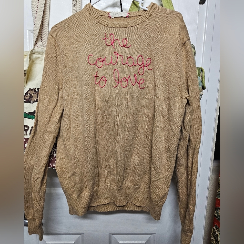 Humanunion Cashmere Custom Embroidered Sweater